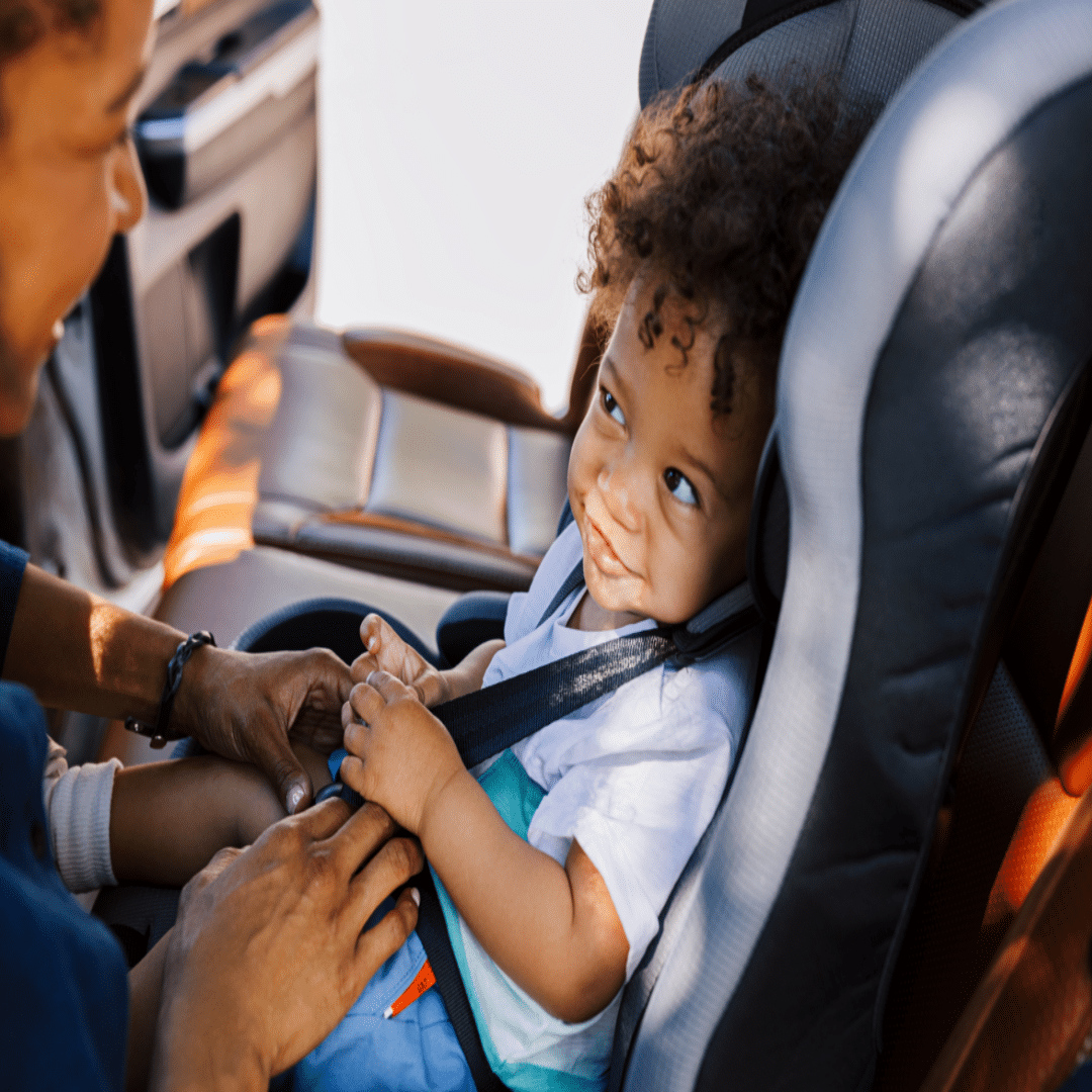 Kids Sit In The Front Seat Of Car